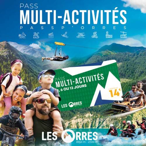 Les Orres - Pass multi-activités 1080/1080